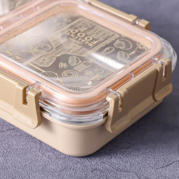 Jaypee Steelox Lunch Box Beige 570ml