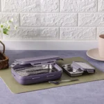 Jaypee Wave-Steel Sr. Spill Proof Lunch Box Raider Grey 610ml