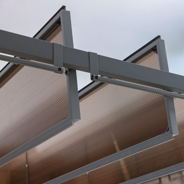 Amna Metal Pergola - Grey