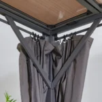 Amna Metal Pergola - Grey
