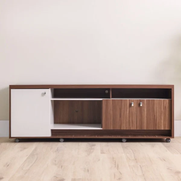 Phenom TV Unit Up to 75 inches - Walnut/Off White