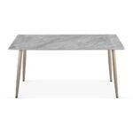 Neto 1+6 Ceramic Dining set- Grey