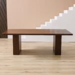 Clarisse 1 + 8-Seater Wooden Dining Set - Walnut/Beige