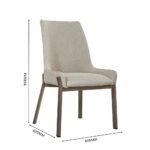 Libra 1 + 8 Dining Set - Dining Table - Light Brown/Beige