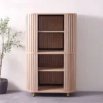Calibra Bookcase - Whitewash Oak