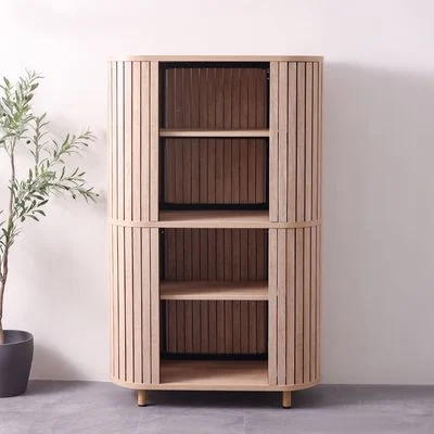 Calibra Bookcase - Whitewash Oak