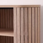 Calibra Bookcase - Whitewash Oak