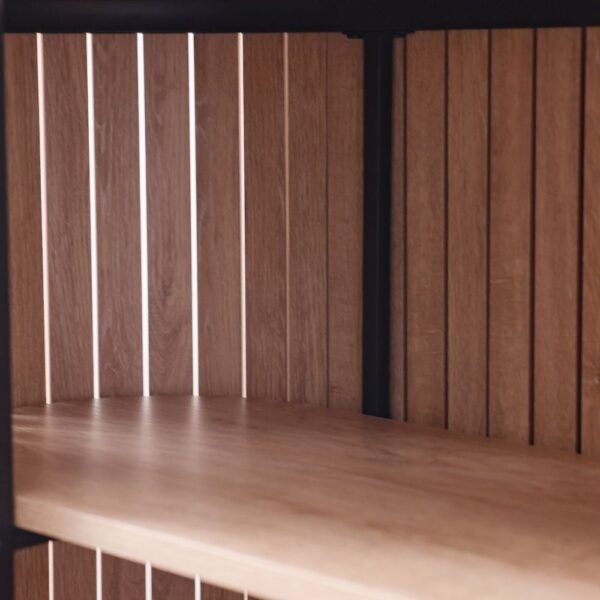 Calibra Bookcase - Whitewash Oak